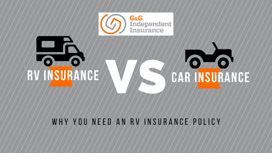 RV insurance vs Car insurance