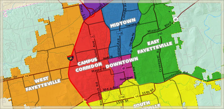 Fayetteville Districts