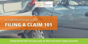 how to file a claim, vehicle, car accident