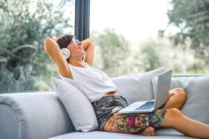 Work from home employee's break time